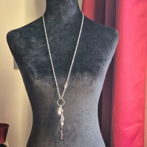 Tocara Exceptional Silver Necklace with Darling Charms